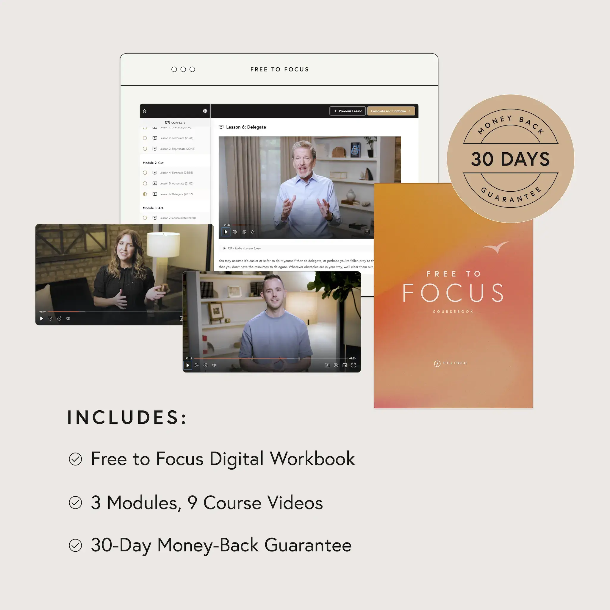 Free to Focus Course - 1-Year Access - Image 3
