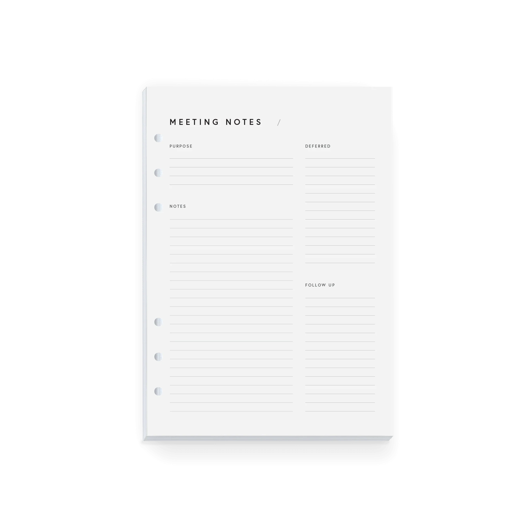 Meeting Notes Desk Tool - Image 5